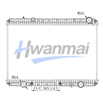 Freightliner XC / Sterling Thomas Bus Series OEM 3E0118110000 3S012379 American Truck Radiator Series 